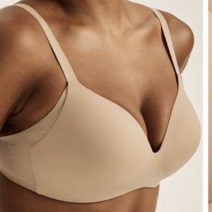Knix WingWoman Contour Bra nude beige size 4